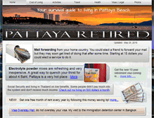 Tablet Screenshot of pattayaretired.com